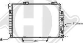 Diederichs DCM2343 - Radiator, mühərrikin soyudulması furqanavto.az