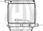 Diederichs DCM2357 - Radiator, mühərrikin soyudulması furqanavto.az