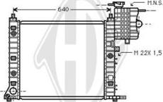 Diederichs DCM2369 - Radiator, mühərrikin soyudulması furqanavto.az