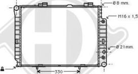 Diederichs DCM2361 - Radiator, mühərrikin soyudulması furqanavto.az