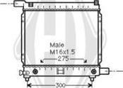 Diederichs DCM2314 - Radiator, mühərrikin soyudulması furqanavto.az