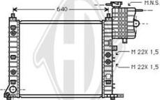 Diederichs DCM2377 - Radiator, mühərrikin soyudulması furqanavto.az