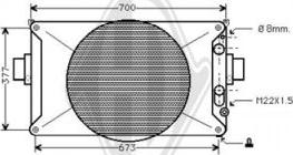 Diederichs DCM2291 - Radiator, mühərrikin soyudulması furqanavto.az