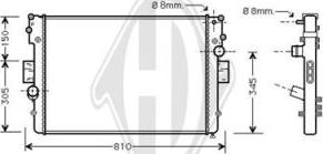 Diederichs DCM2297 - Radiator, mühərrikin soyudulması furqanavto.az