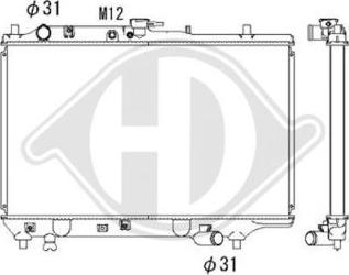 Diederichs DCM2235 - Radiator, mühərrikin soyudulması furqanavto.az