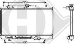 Diederichs DCM2233 - Radiator, mühərrikin soyudulması furqanavto.az