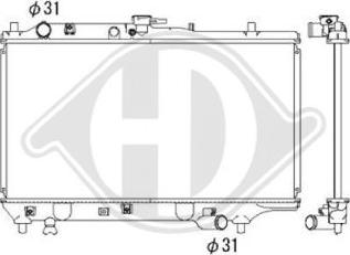 Diederichs DCM2224 - Radiator, mühərrikin soyudulması furqanavto.az