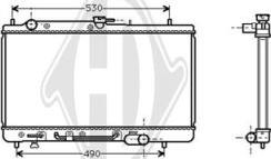 Diederichs DCM2225 - Radiator, mühərrikin soyudulması furqanavto.az