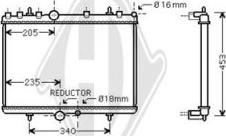 Diederichs DCM2797 - Radiator, mühərrikin soyudulması furqanavto.az