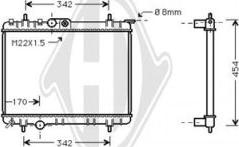 Diederichs DCM2763 - Radiator, mühərrikin soyudulması furqanavto.az