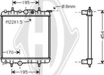 Diederichs DCM2762 - Radiator, mühərrikin soyudulması furqanavto.az