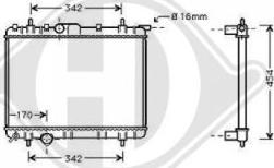 Diederichs DCM2786 - Radiator, mühərrikin soyudulması furqanavto.az