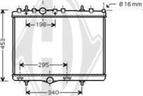 Diederichs DCM2788 - Radiator, mühərrikin soyudulması furqanavto.az