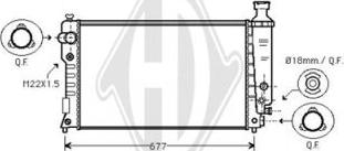 Diederichs DCM2739 - Radiator, mühərrikin soyudulması furqanavto.az