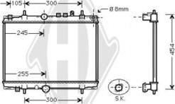 Diederichs DCM2770 - Radiator, mühərrikin soyudulması furqanavto.az