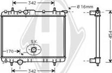 Diederichs DCM2771 - Radiator, mühərrikin soyudulması furqanavto.az