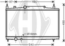 Diederichs DCM2777 - Radiator, mühərrikin soyudulması furqanavto.az