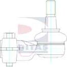 Ditas A1-1064 - Bağlama çubuğunun sonu furqanavto.az