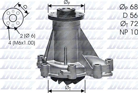 DOLZ M276 - Su nasosu furqanavto.az