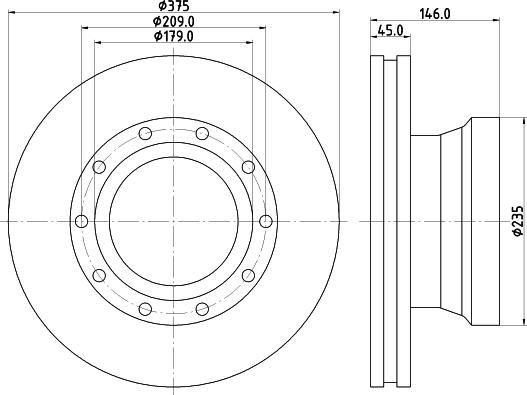 DON CVD589 - Əyləc Diski furqanavto.az