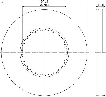 Kawe NCA1177.10 - Əyləc Diski furqanavto.az