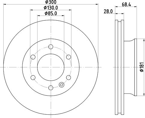 DON PCD18322 - Əyləc Diski furqanavto.az