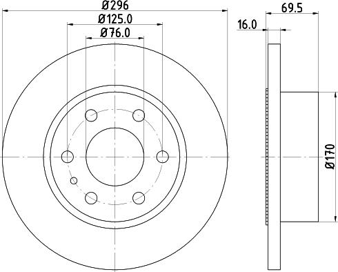 DON PCD21022 - Əyləc Diski furqanavto.az