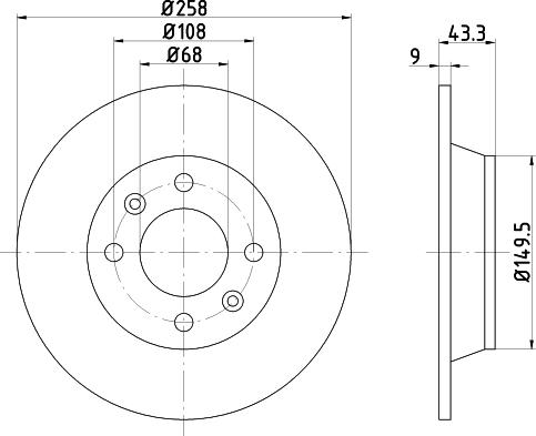 DON PCD14972 - Əyləc Diski furqanavto.az