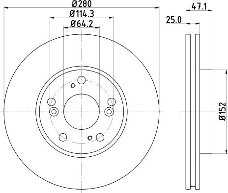 DON PCD14472 - Əyləc Diski furqanavto.az