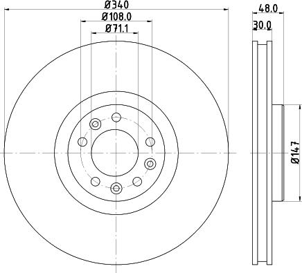 DON PCD14551 - Əyləc Diski furqanavto.az