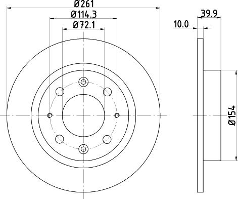 DON PCD14512 - Əyləc Diski furqanavto.az