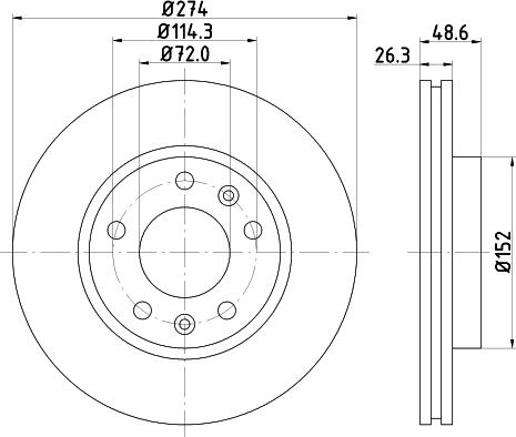 DON PCD14602 - Əyləc Diski furqanavto.az