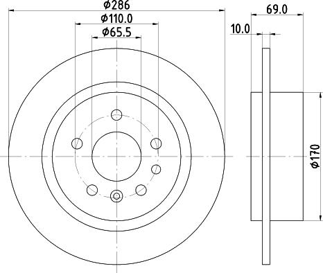 DON PCD14682 - Əyləc Diski furqanavto.az