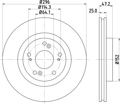 DON PCD14142 - Əyləc Diski furqanavto.az