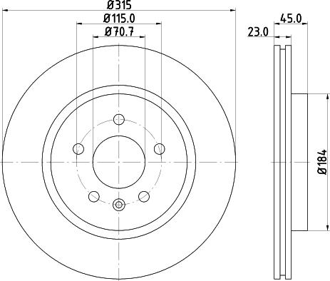 DON PCD14152 - Əyləc Diski furqanavto.az