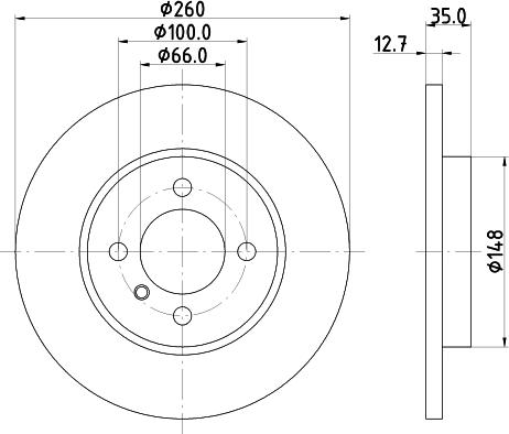 DON PCD14892 - Əyləc Diski furqanavto.az