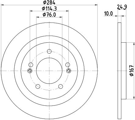 DON PCD14292 - Əyləc Diski furqanavto.az