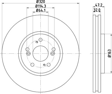 DON PCD14761 - Əyləc Diski furqanavto.az