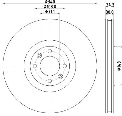 DON PCD15911 - Əyləc Diski furqanavto.az