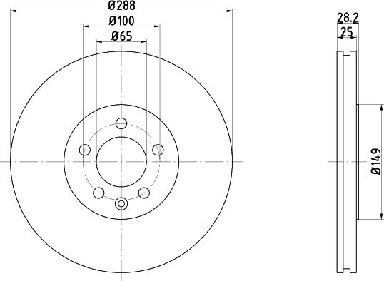 DON PCD15492 - Əyləc Diski furqanavto.az