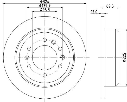 DON PCD15402 - Əyləc Diski furqanavto.az