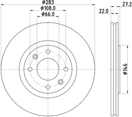 DON PCD15432 - Əyləc Diski furqanavto.az