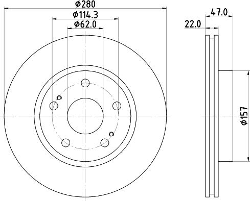 DON PCD15472 - Əyləc Diski furqanavto.az