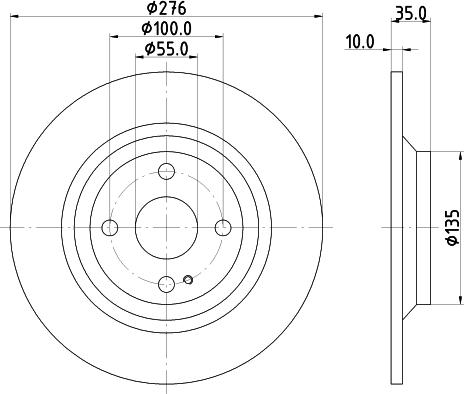 DON PCD15002 - Əyləc Diski furqanavto.az