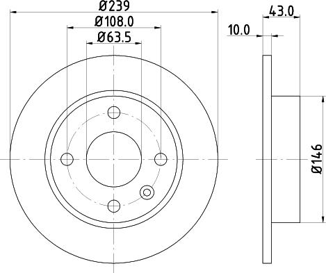 DON PCD15112 - Əyləc Diski furqanavto.az