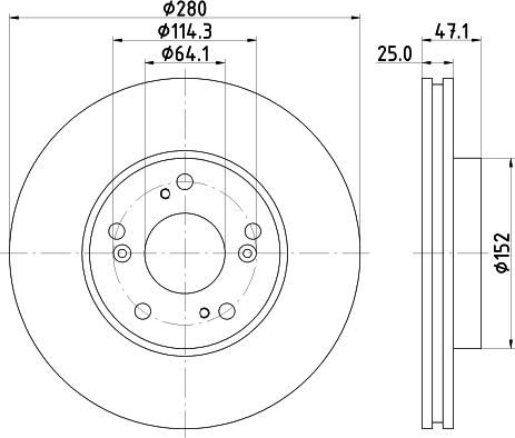 DON PCD15862 - Əyləc Diski furqanavto.az