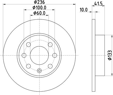 DON PCD15342 - Əyləc Diski furqanavto.az