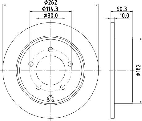 DON PCD15372 - Əyləc Diski furqanavto.az