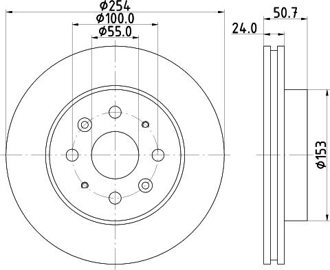 DON PCD15242 - Əyləc Diski furqanavto.az