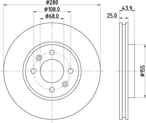 DON PCD15282 - Əyləc Diski furqanavto.az